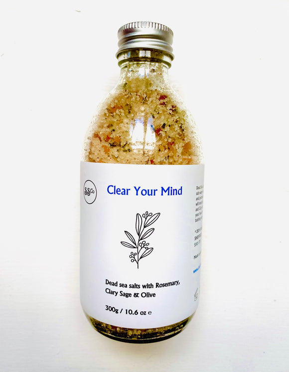 Clear your Mind Bath Salts 300g - Anahata Green LTD.