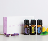 doTERRA Introductory Kit Peppermint Lemon Lavender Essential Oils Box Gift - Anahata Green LTD.